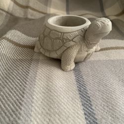 Small Cement Turtle Planter Great  For Succulents or small plant