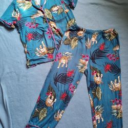 Safari Print Pijama Set 