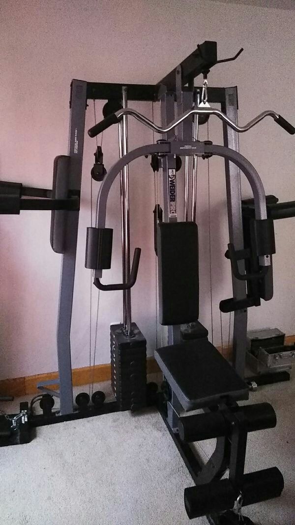 weider pro 3550 weight and exercise equipment