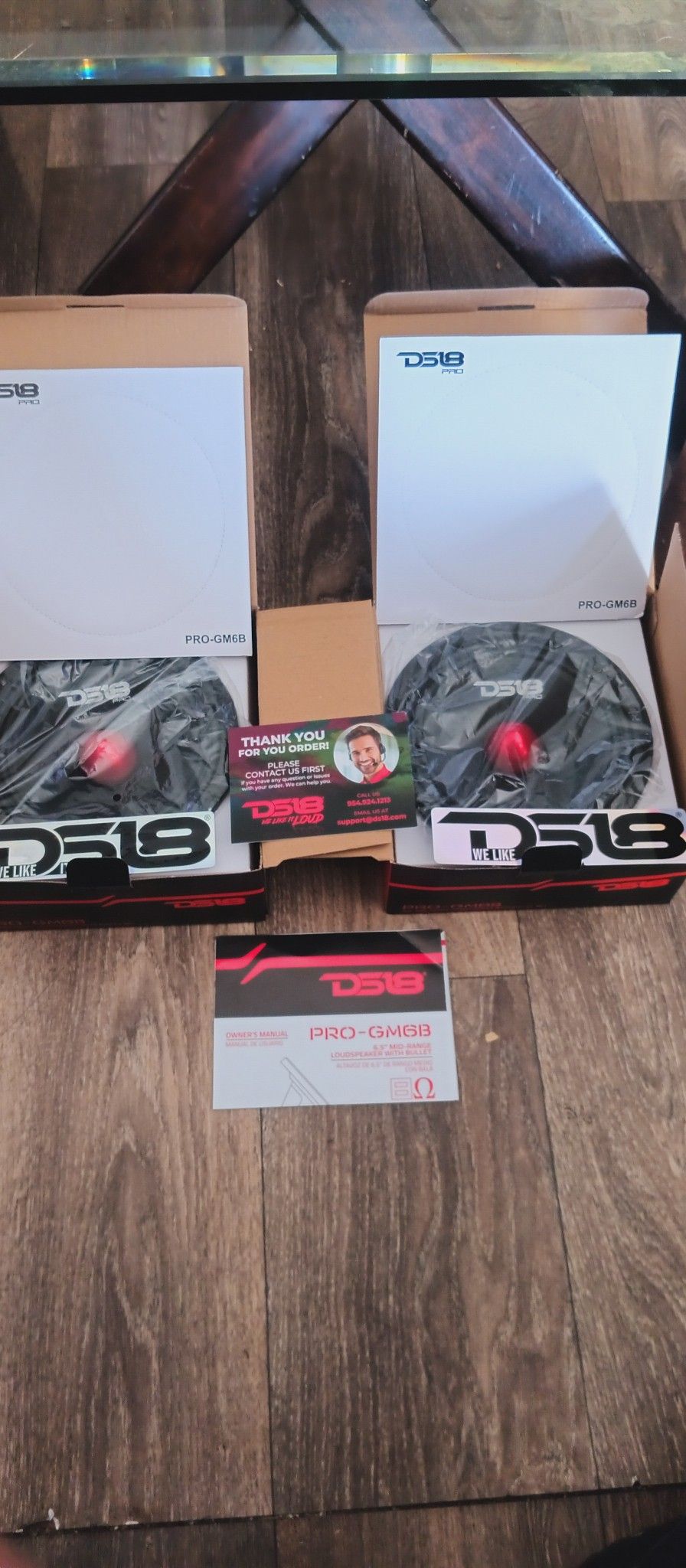 DS18 PRO-GM6B SPEAKERS (PAIR) BULLET SPEAKERS