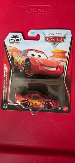 Disney Pixar Cars,  "LIGHTNING MCQUEEN,  FLASH MCQUEEN,  20 YEARS,  VHTF