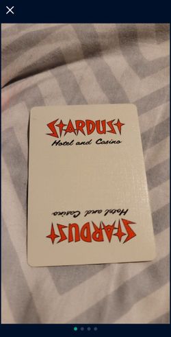 Vintage Stardust Casino Deck of Cards