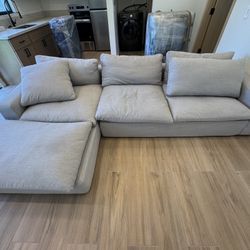 Gray Cloud couch 3 Piece