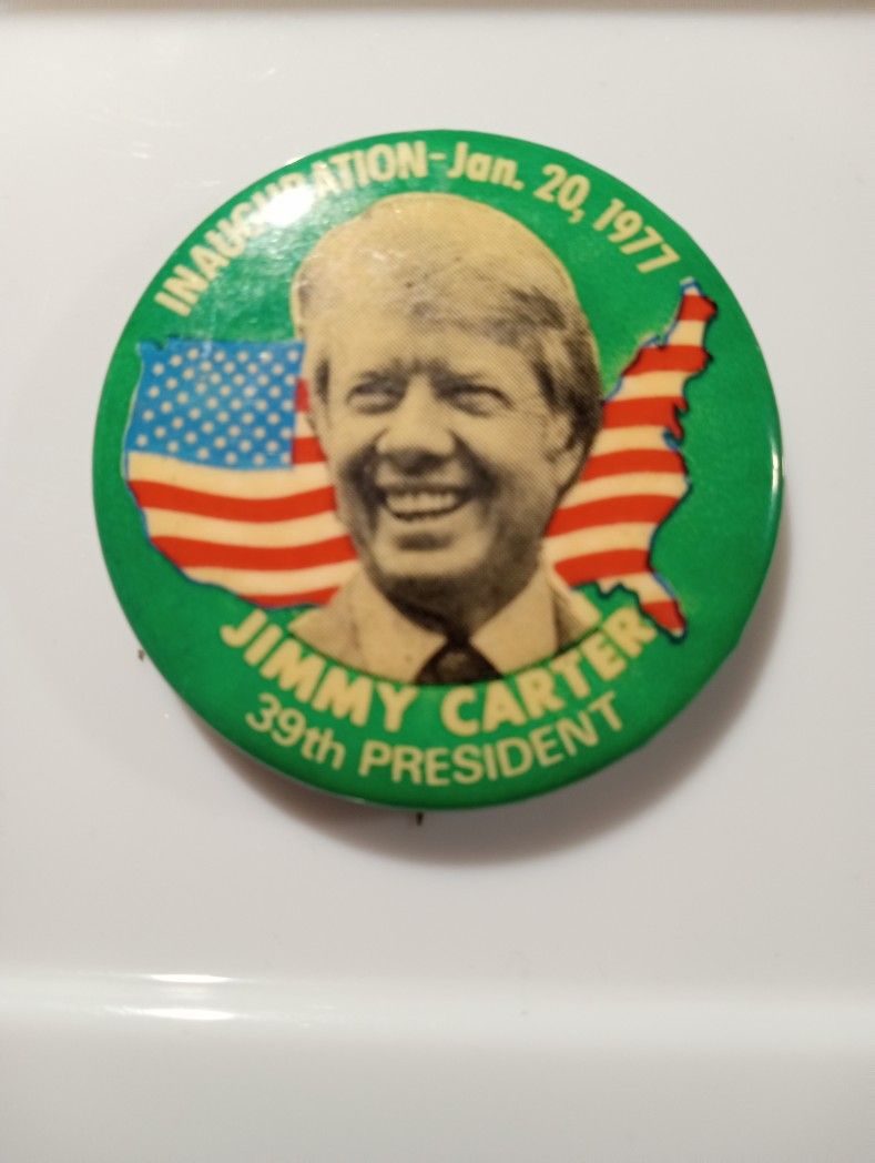 CARTER INAUGURATION BUTTON