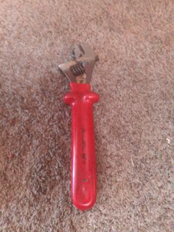 WIHA 76212 Adj. Wrench,Insulated Rubber,Natural,12"