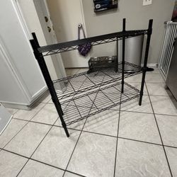 Adjustable Metal 3 Tier Shelving 