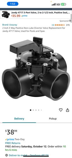 2 Inch 3 Way Positive Non-Lube Diverter Valve Replacement 