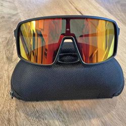 Oakley Sutro Black w/ Red Prizm Lens