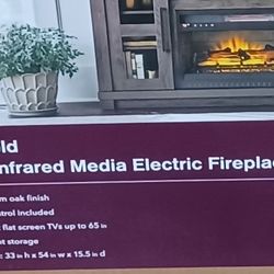 Fireplace Media Infrared Fits Up To 60ninch Tv