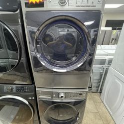Gray Kenmore Elite Front Loader Washer And Dryer VTAZ