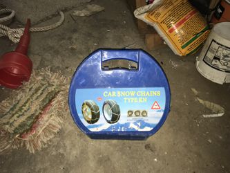 Passenger Car tire chains.