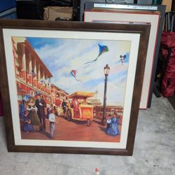 Genuine Disney Boardwalk Prop Framed Artwork 