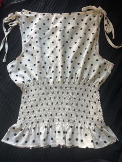 Polka dot blouses