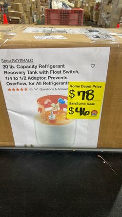 SaleSumo Skyshalo refrigerant recovery tank