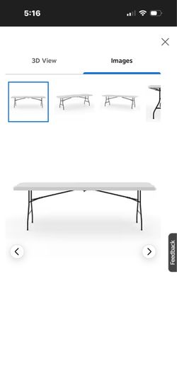 8 ft folding table. Heavy duty.