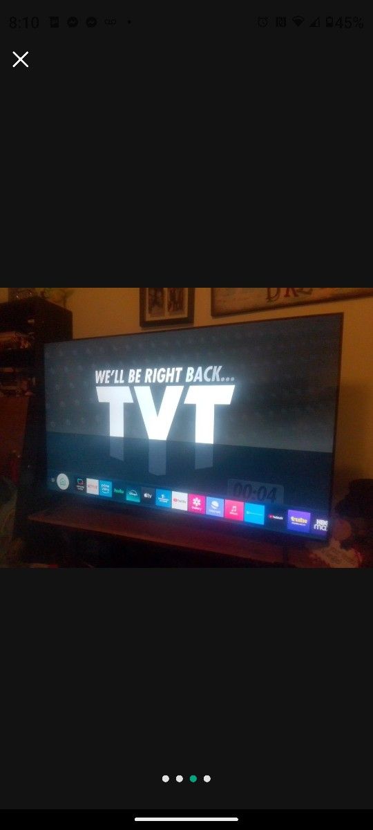 70in Ultra Uhd Crystal Samsung TV With Box 