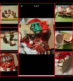 Christmas nativity sets, cookie jars, Christmas decorations all for $15