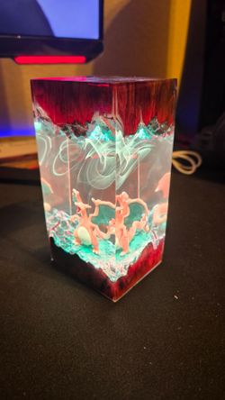 Resin charizard with led lights pokemon