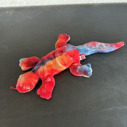 TY Plush Stuffed Animal Lizard Multicolor 
