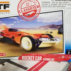 Hot Wheels test model Rocket car test kit science