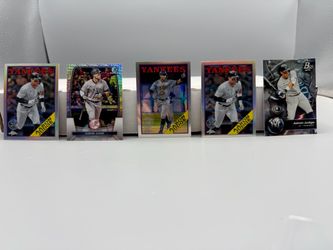 5 Aaron Judge Baseball Cards