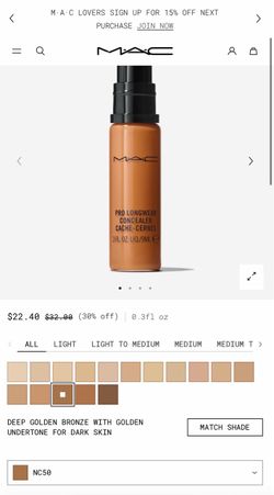 MAC  PRO Concealer NC50