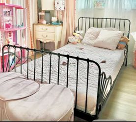 IKEA MINNEN EXTENDED Iron Bed Frame
