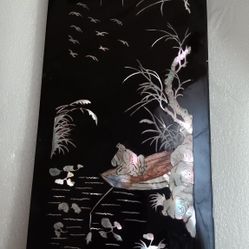 Black Lacquer Mother Of Pearl Picture