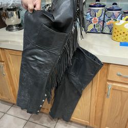 Ladies Fringed Chaps