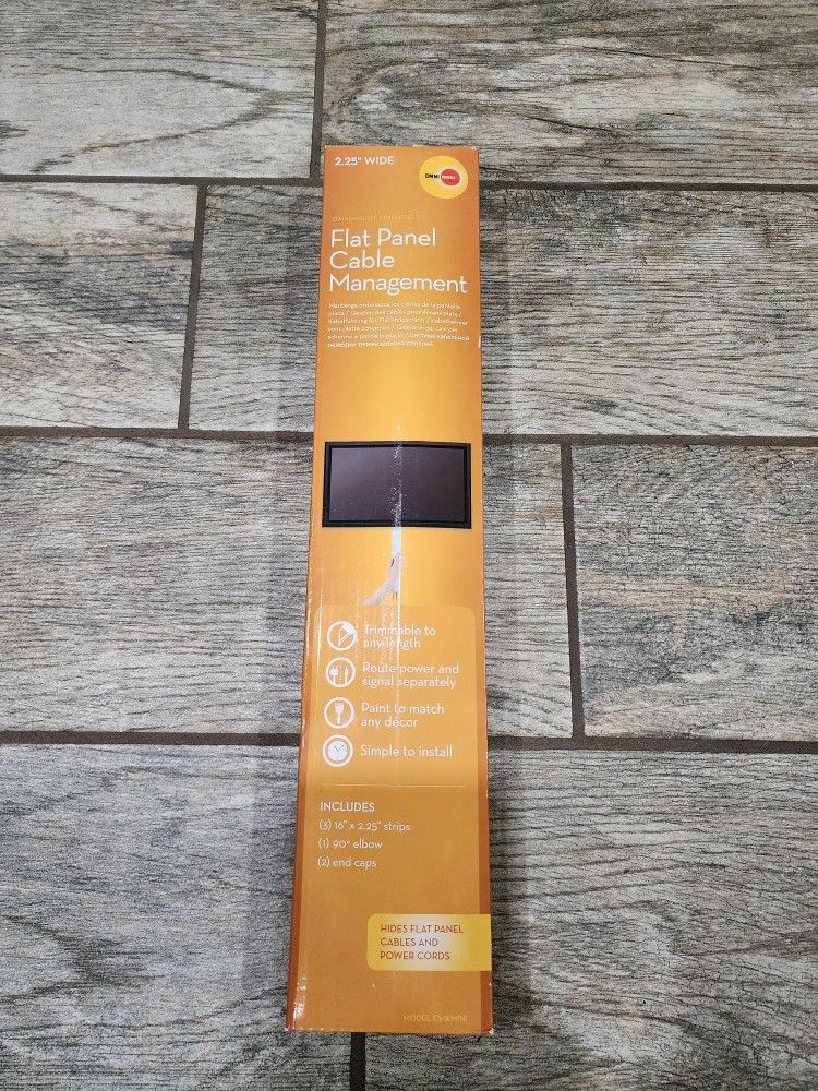 Flat panel TV cord management system - New