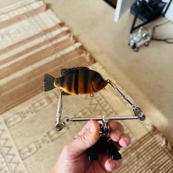Custom Painted Mayan Cichlid Glide Bait