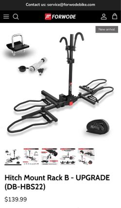 Hitch bike carriers