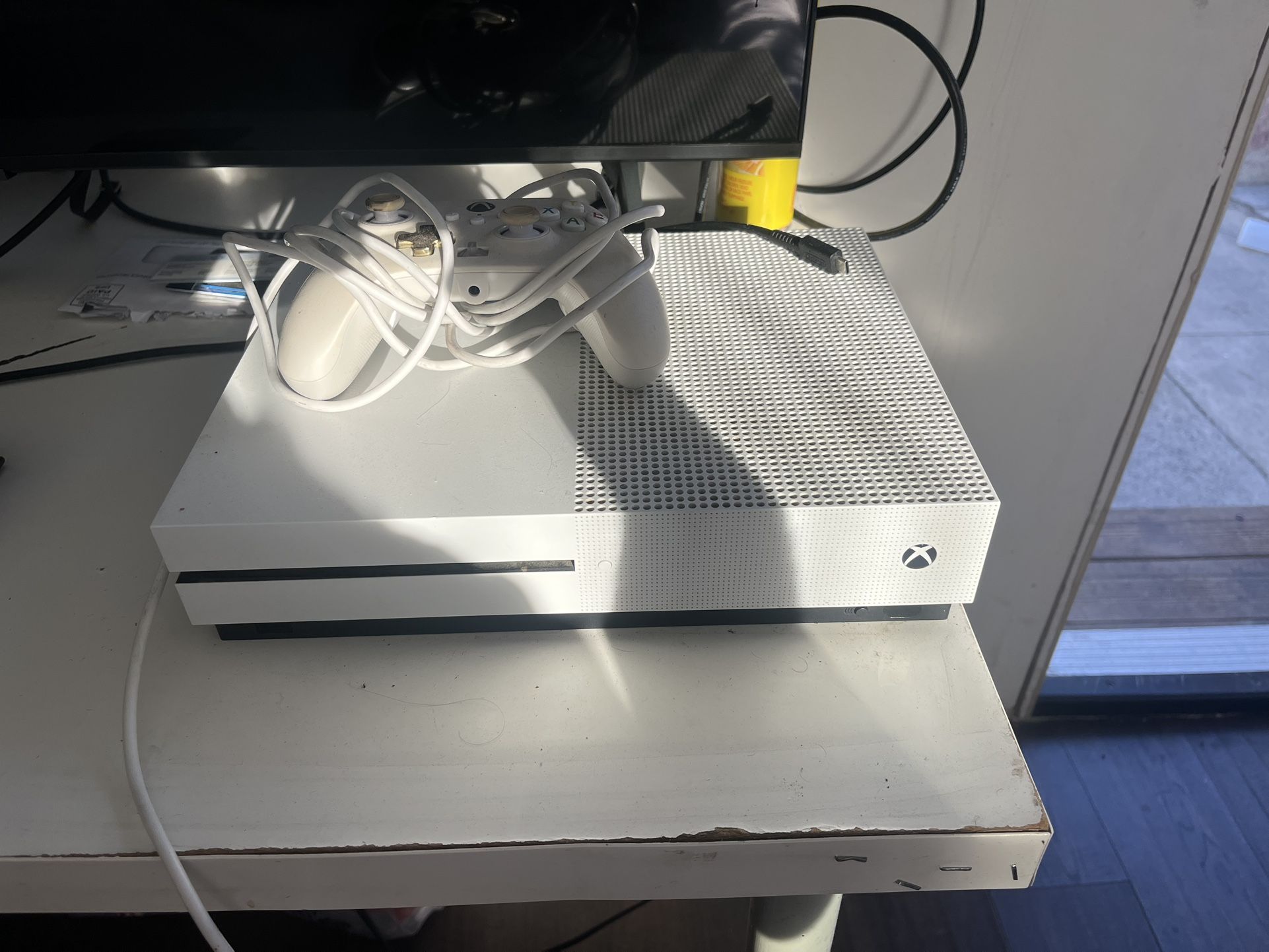 Xbox One S + Games And 1 PowerA Controller