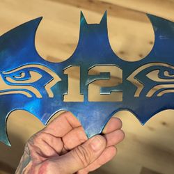 Batman Seattle Seahawks Sign