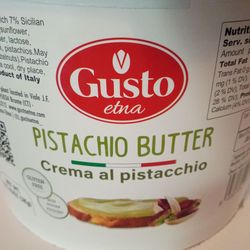 Gusto pistachio butter