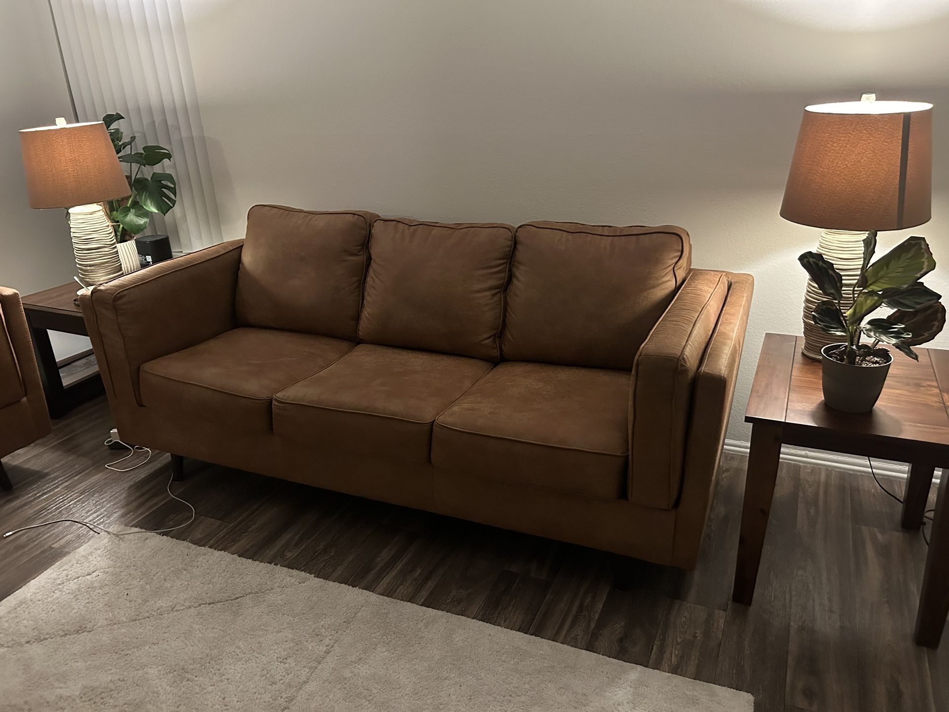 Soft Leather Couch