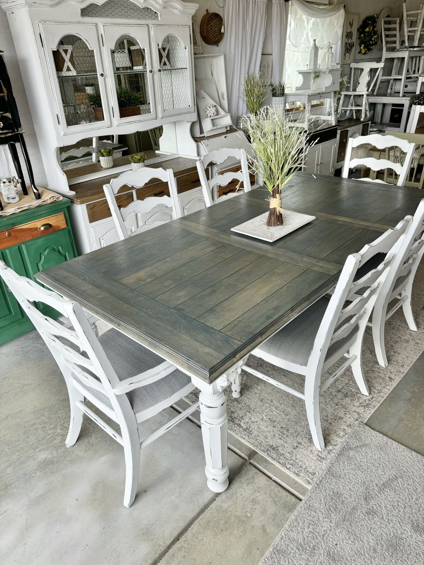 Dining Table And 6 Large Chairs