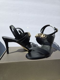 Michael Kors Leather  Blaine Mid Sandal sz 8.5 M