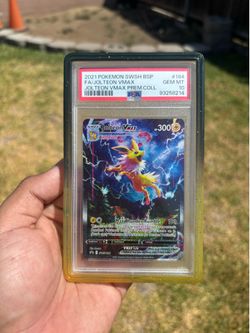 Pokémon Jolteon VMAX Premium Coll. Full Alt Art Promo SWSH184 PSA 10