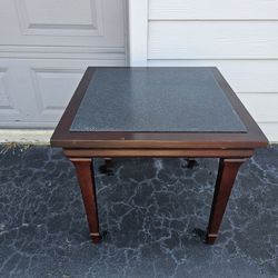 Wooden corner table