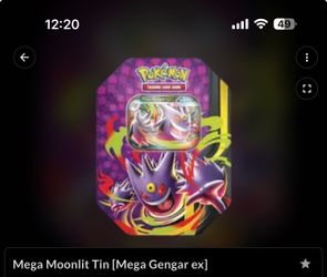 Mega Moonlit Tin [Mega Gengar ex]  Pokemon