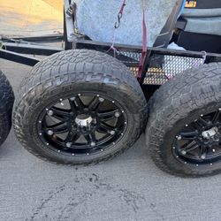 20” fuel rims with tires