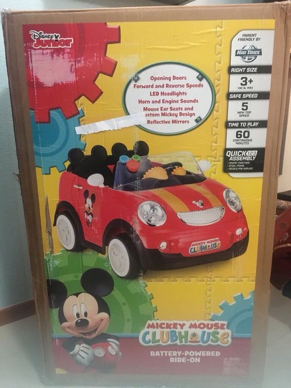 Mickey mouse clubhouse battery powered ride on sales