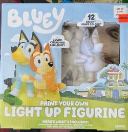 Bluey Paint Your Own Light Up Figurine Kit