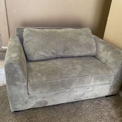 Grey Love Seat