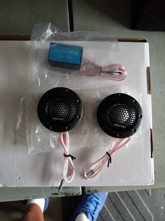 Alpine Tweeters 450watt Clean Sound New Still In Bags