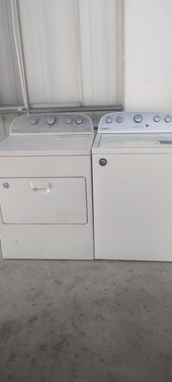 Whirlpool wascher and dyer working great