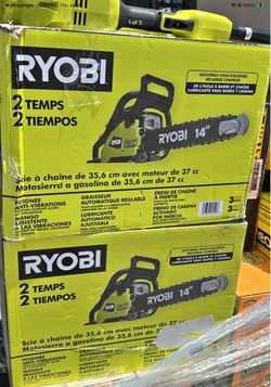 Ryobi gas chainsaw each $75