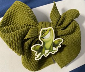 Princess and the frog hair bow