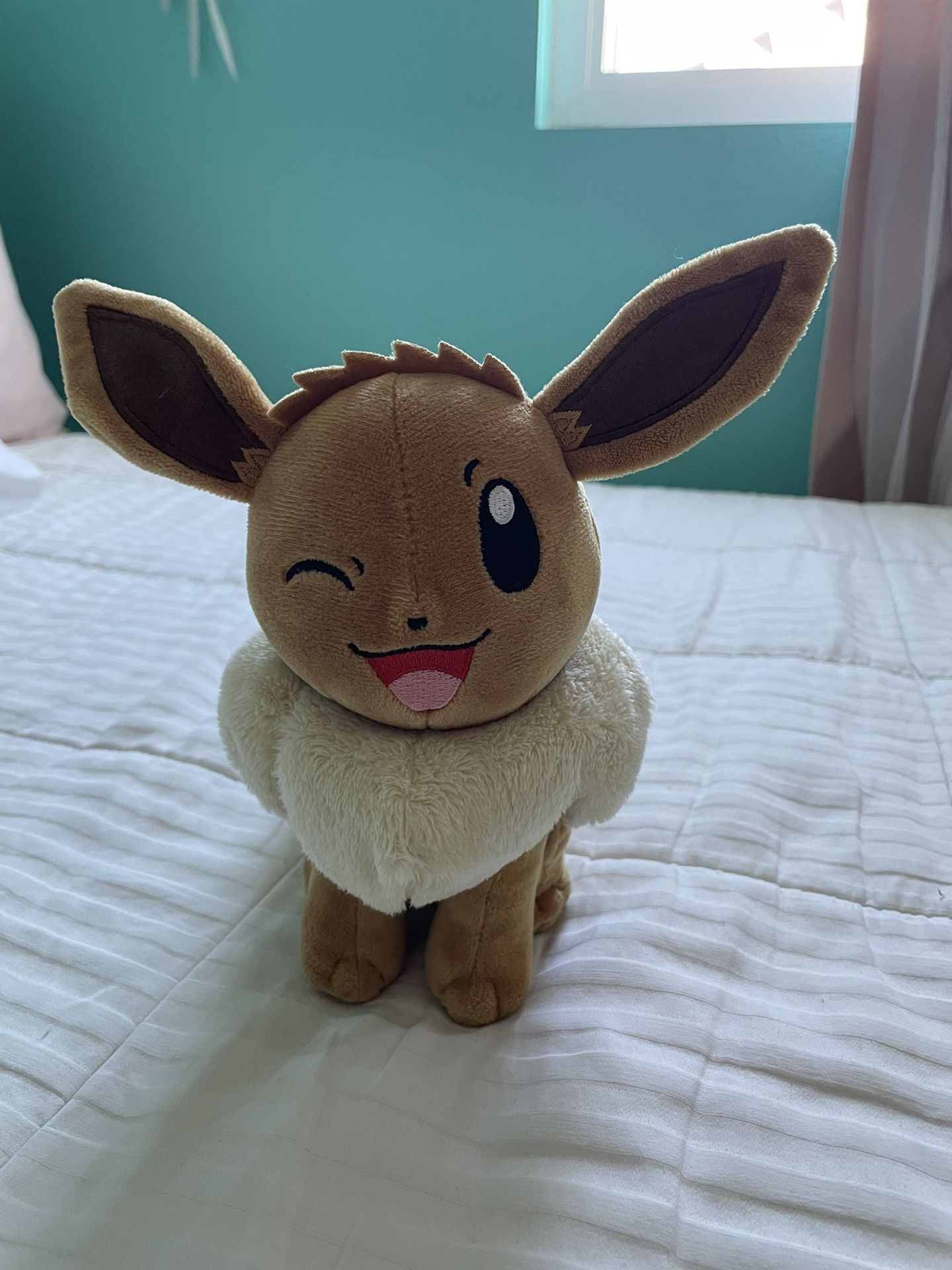 Pokemon Winking Eevee Plushie